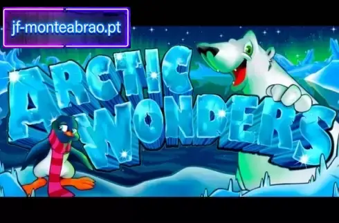 Ecranul jocului de slot Arctic Wonders care arată urși polari și role &icirc;nghețate