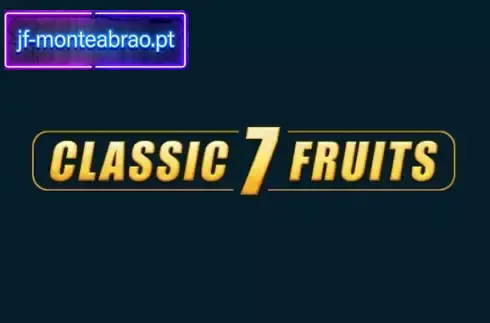 Grilă clasică de jocuri slot 7 Fruits cu simboluri de fructe și șapte