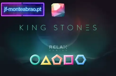 Slot King Stones de la Relax Gaming Symbols și UI Joc de slot King Stones