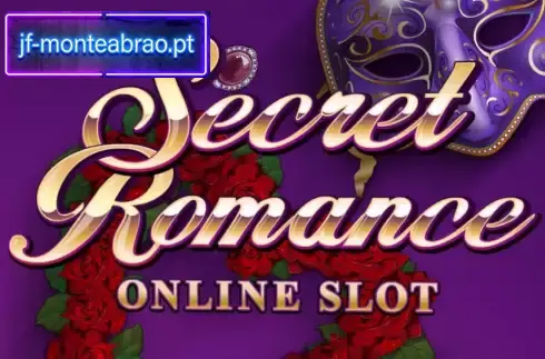 Joc de slot Secret Romance care prezintă măști și simboluri misterioase
